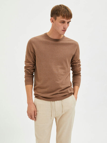 Selected LINEN JUMPER, Camel, highres - 16088006_Camel_003.jpg