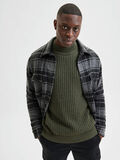 Selected HIGH NECK KNITTED PULLOVER, Forest Night, highres - 16080866_ForestNight_877708_008.jpg