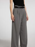 Selected EFECTO PLEGADO, MEZCLA DE VISCOSA PANTALONES, Medium Grey Melange, highres - 16097976_MediumGreyMelange_006.jpg