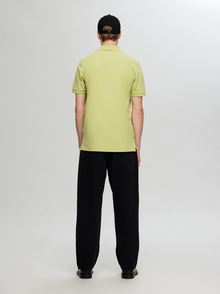 Selected EMBROIDERED POLO SHIRT, Nile, highres - 16095851_Nile_004.jpg