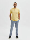 Selected REGULAR FIT PIQUE POLO, Sunlight, highres - 16078604_Sunlight_005.jpg