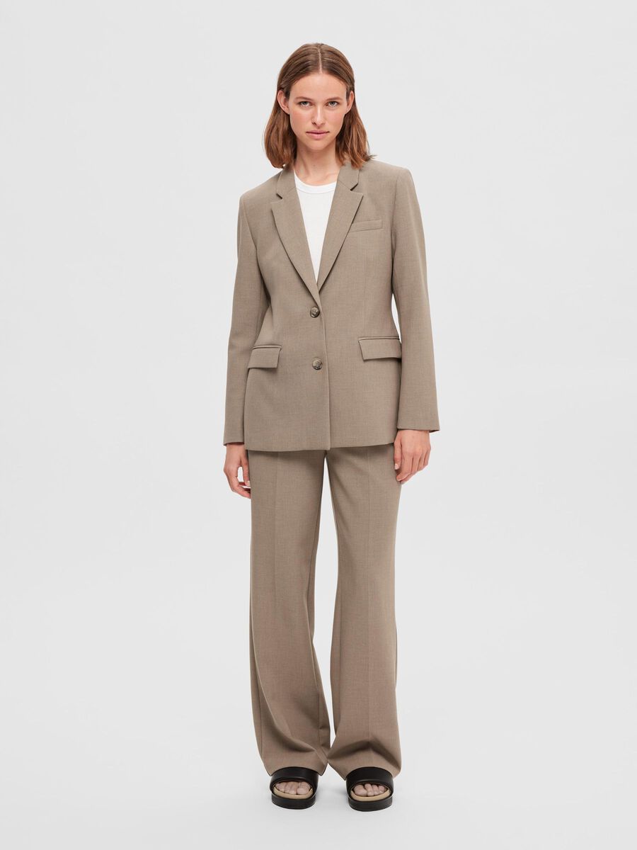 Selected CLASSIC SINGLE-BREASTED BLAZER, Camel, highres - 16092547_Camel_1080266_005.jpg
