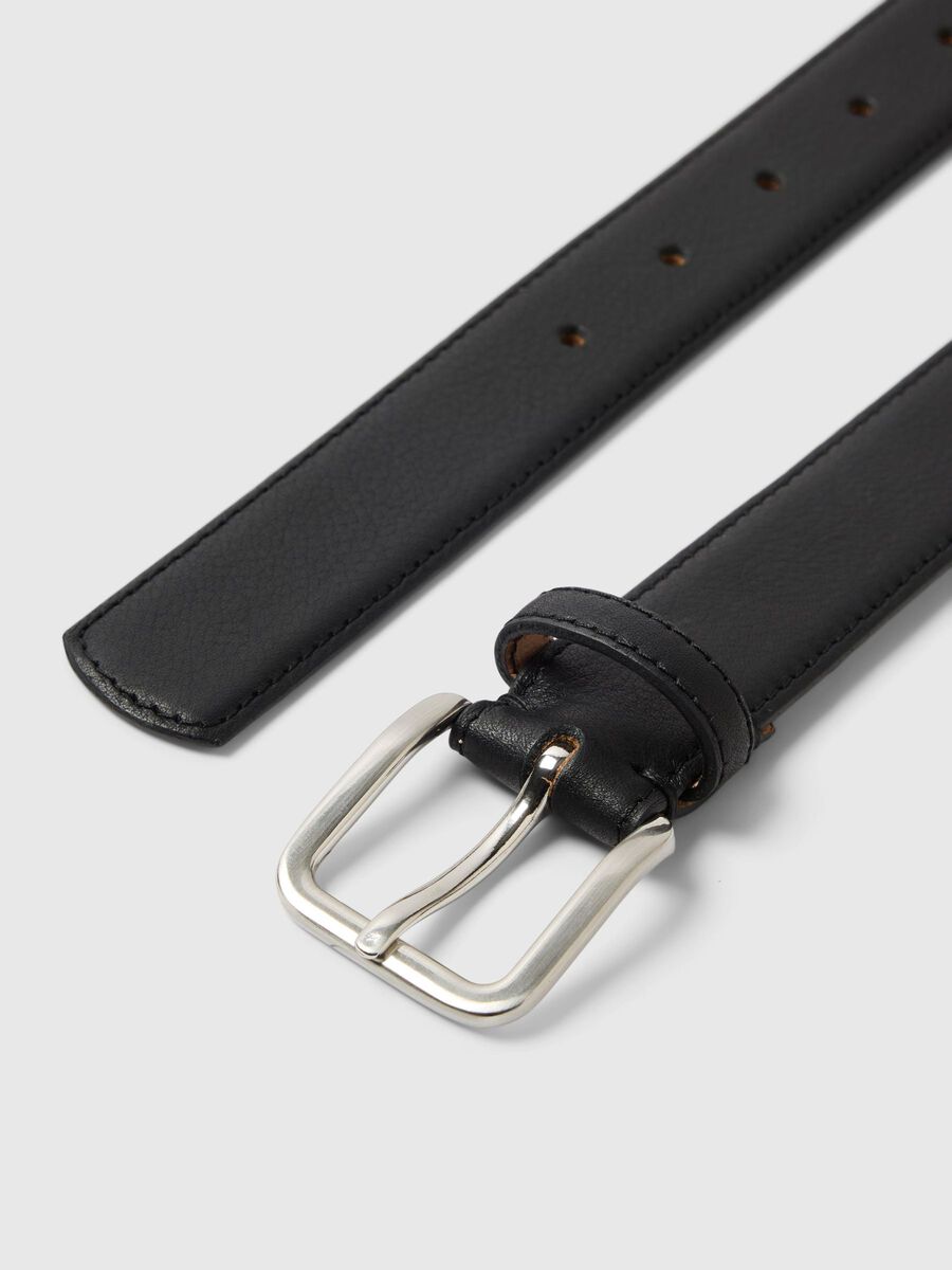 Selected CLASSIC LEATHER BELT, Black, highres - 16095286_Black_004.jpg