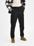 Selected 172 SLIM TAPERED FIT CARGO BROEK, Black, highres - 16083951_Black_003.jpg