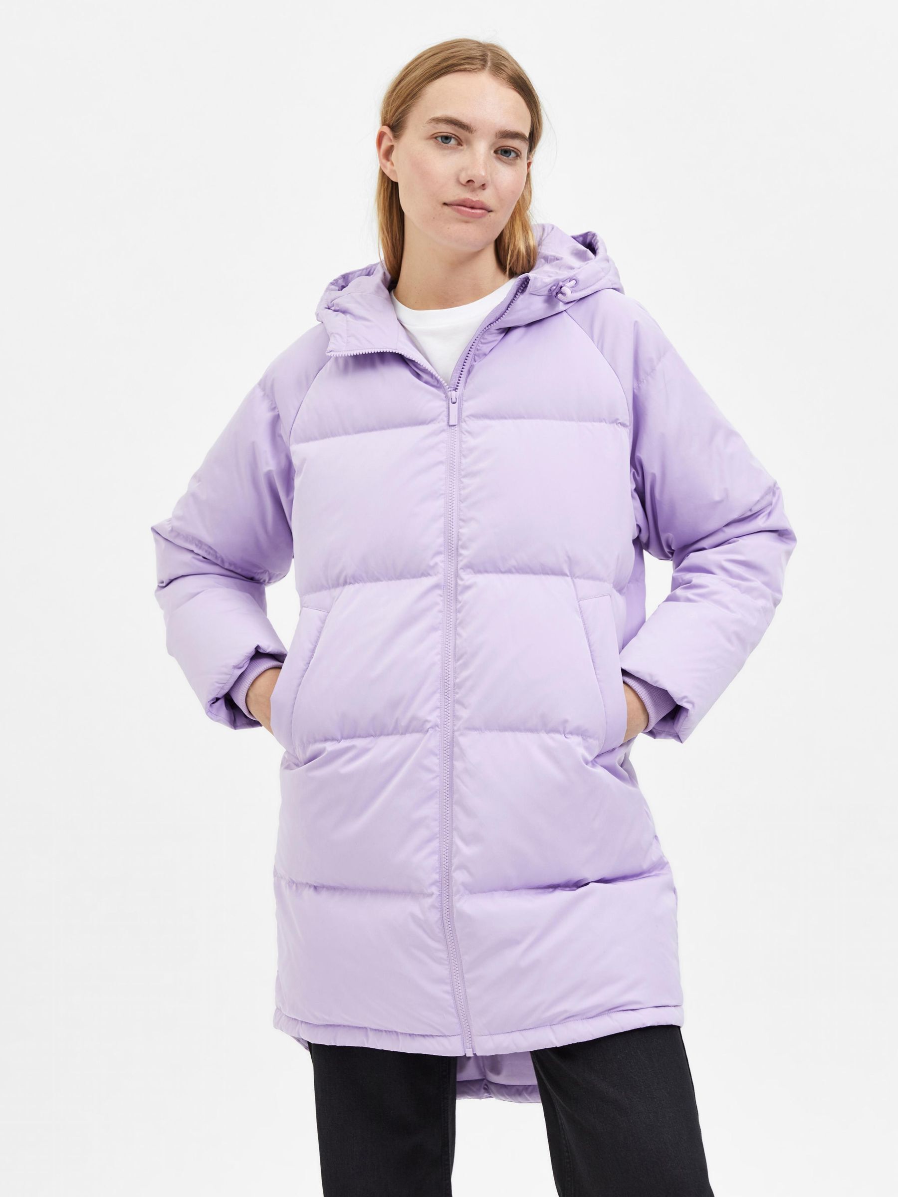 Lilac down jacket top