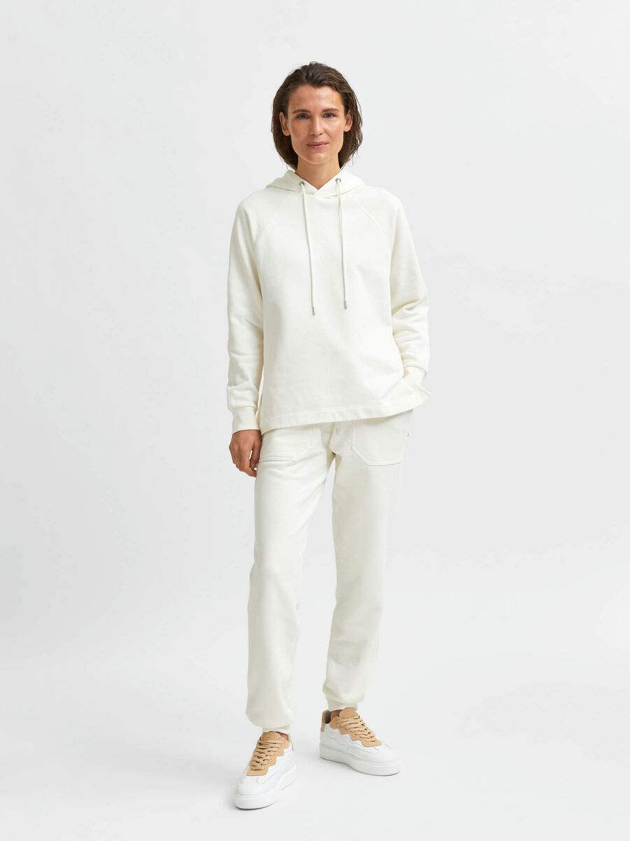 Selected BAUMWOLL HOODIE, Pristine, highres - 16082406_Pristine_005.jpg