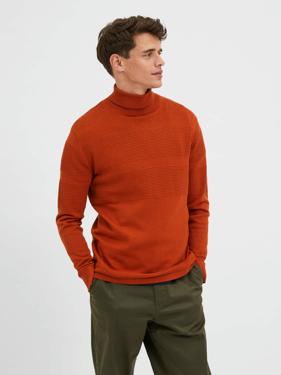 Selected KNITTED TURTLENECK, Bombay Brown, highres - 16084077_BombayBrown_003.jpg