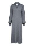 Selected BALLOON SLEEVED KNITTED DRESS, Medium Grey Melange, highres - 16081311_MediumGreyMelange_001.jpg