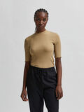 Selected ORGANIC COTTON RIB T-SHIRT, Kelp, highres - 16077382_Kelp_003.jpg