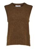 Selected ROUND NECK KNITTED VEST, Rubber, highres - 16082202_Rubber_001.jpg
