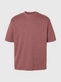 Selected CAMISETA MANGAS CORTAS DE CORTE HOLGADO CAMISETA, Rose Brown, highres - 16094143_RoseBrown_001.jpg