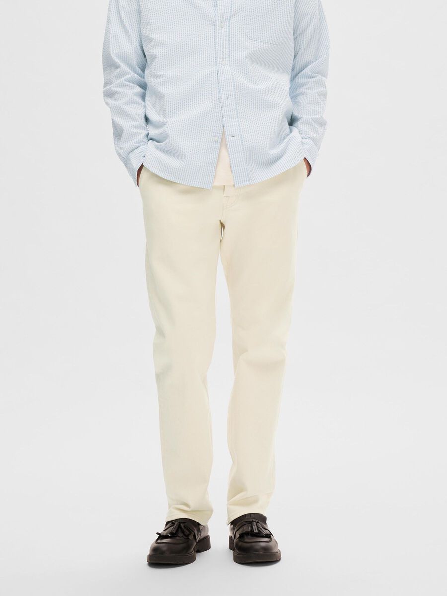 Selected 196 STRAIGHT FIT CHINOS, Egret, highres - 16092691_Egret_003.jpg