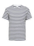Selected STRIPED T-SHIRT, Bright White, highres - 16087855_BrightWhite_986490_001.jpg