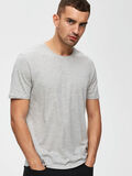 Selected THE PERFECT O-NECK T-SHIRT, Light Grey Melange, highres - 16057141_LightGreyMelange_008.jpg