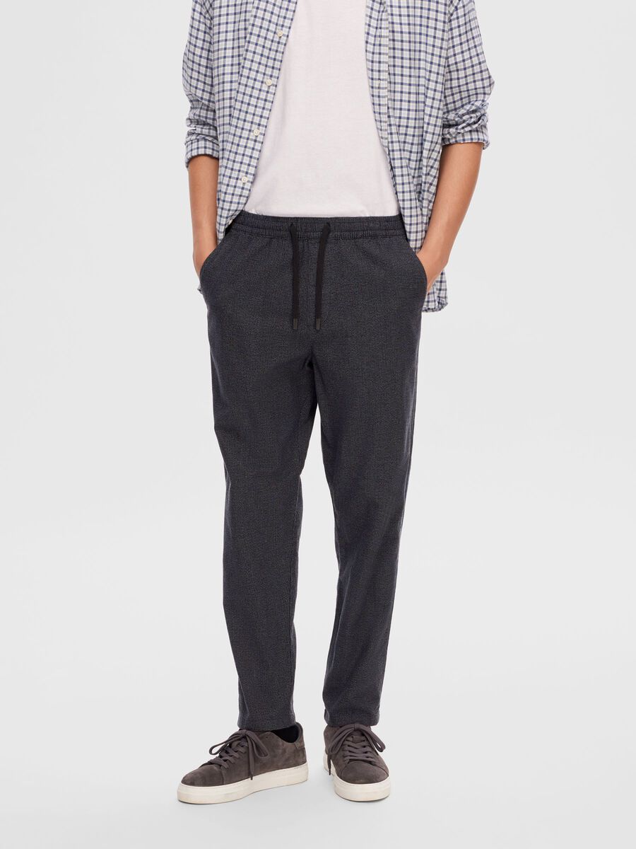 Selected TAPERED DRAWSTRING TROUSERS, Sky Captain, highres - 16090956_SkyCaptain_1052916_003.jpg