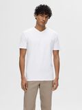 Selected V-AUSSCHNITT T-SHIRT, Bright White, highres - 16073458_BrightWhite_003.jpg