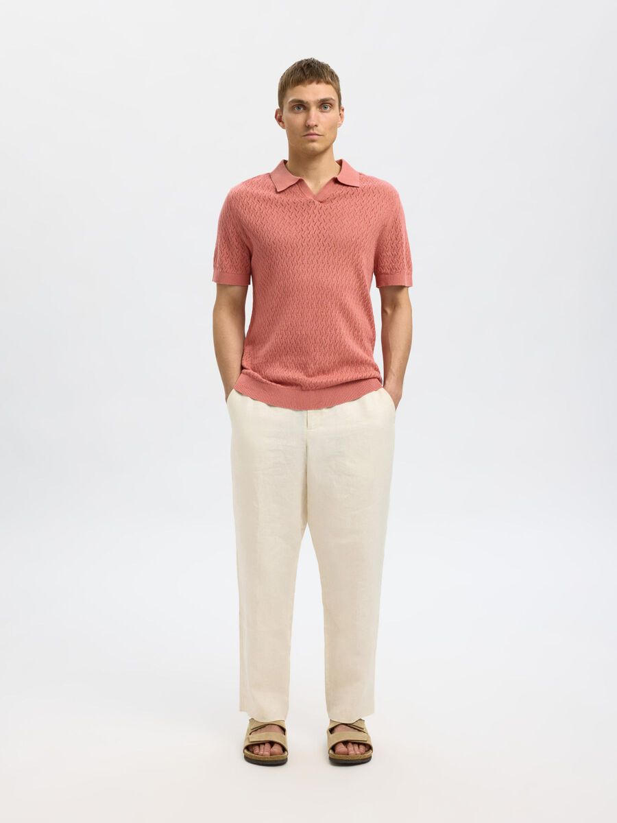 Selected HÄKEL-LOOK POLOHEMD AUS STRICK, Rose Dawn, highres - 16097572_RoseDawn_005.jpg