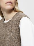 Selected WOOL GILET, Coffee Bean, highres - 16078639_CoffeeBean_831289_006.jpg