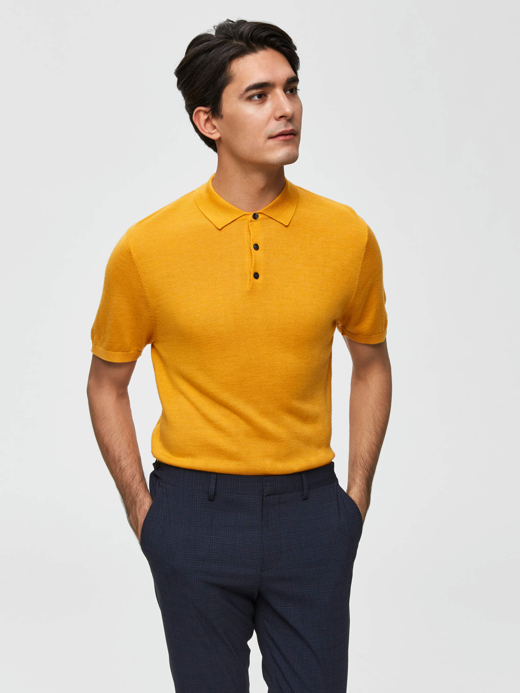 Merino wool polo short sleeve shop