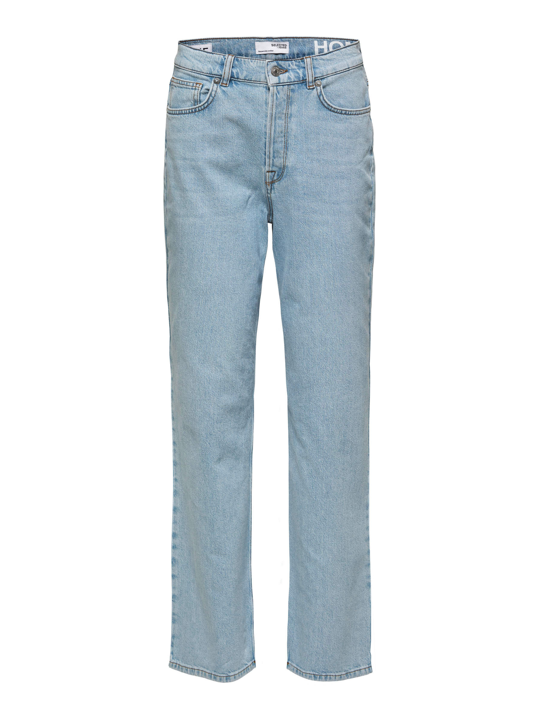 TIRO ALTO JEANS ANCHOS (Blue) | Selected®