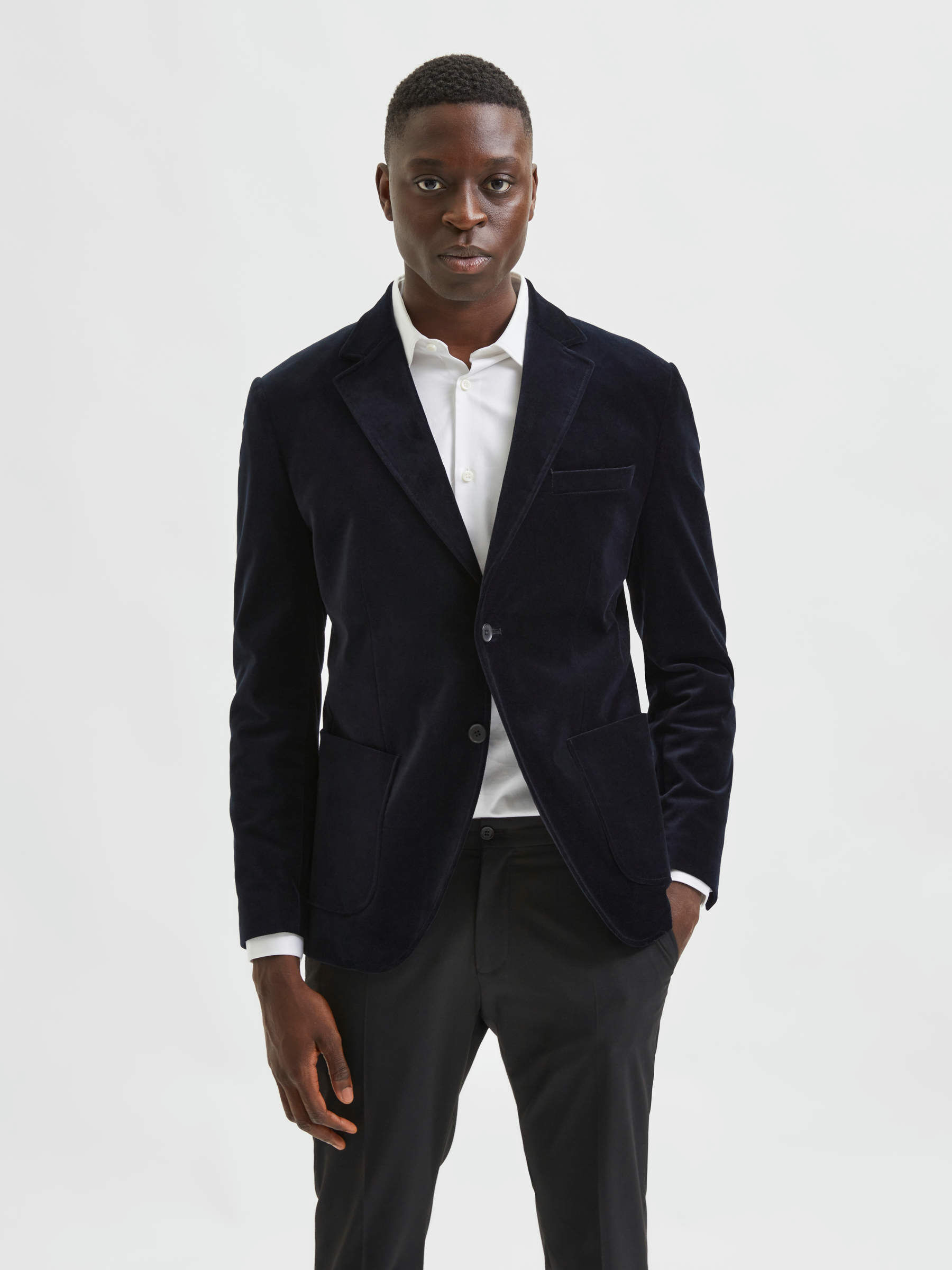 SLIM FIT BLAZER Blue SELECTED HOMME