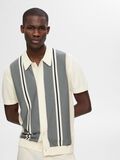 Selected KNITTED POLO SHIRT, Egret, highres - 16093389_Egret_1104065_008.jpg