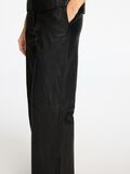 Selected MID WAIST LEATHER TROUSERS, Black, highres - 16097786_Black_006.jpg