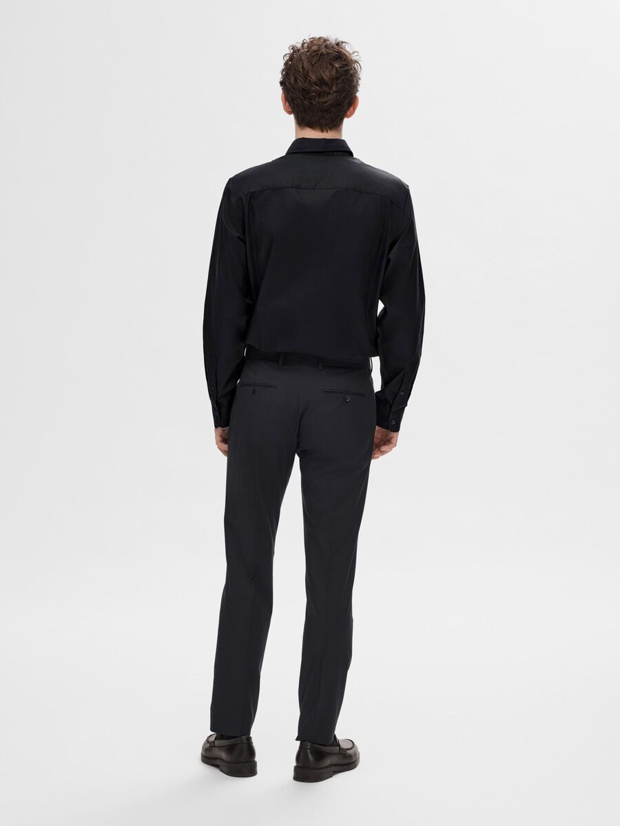Selected SLIM FIT SKJORTE, Black, highres - 16058640_Black_004.jpg