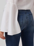 Selected HIGH WAIST - JEANS SLIM FIT, Medium Blue Denim, highres - 16052726_MediumBlueDenim_008.jpg