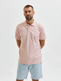 Selected REGULAR FIT PIQUÉ POLO, Silver Pink, highres - 16078604_SilverPink_003.jpg