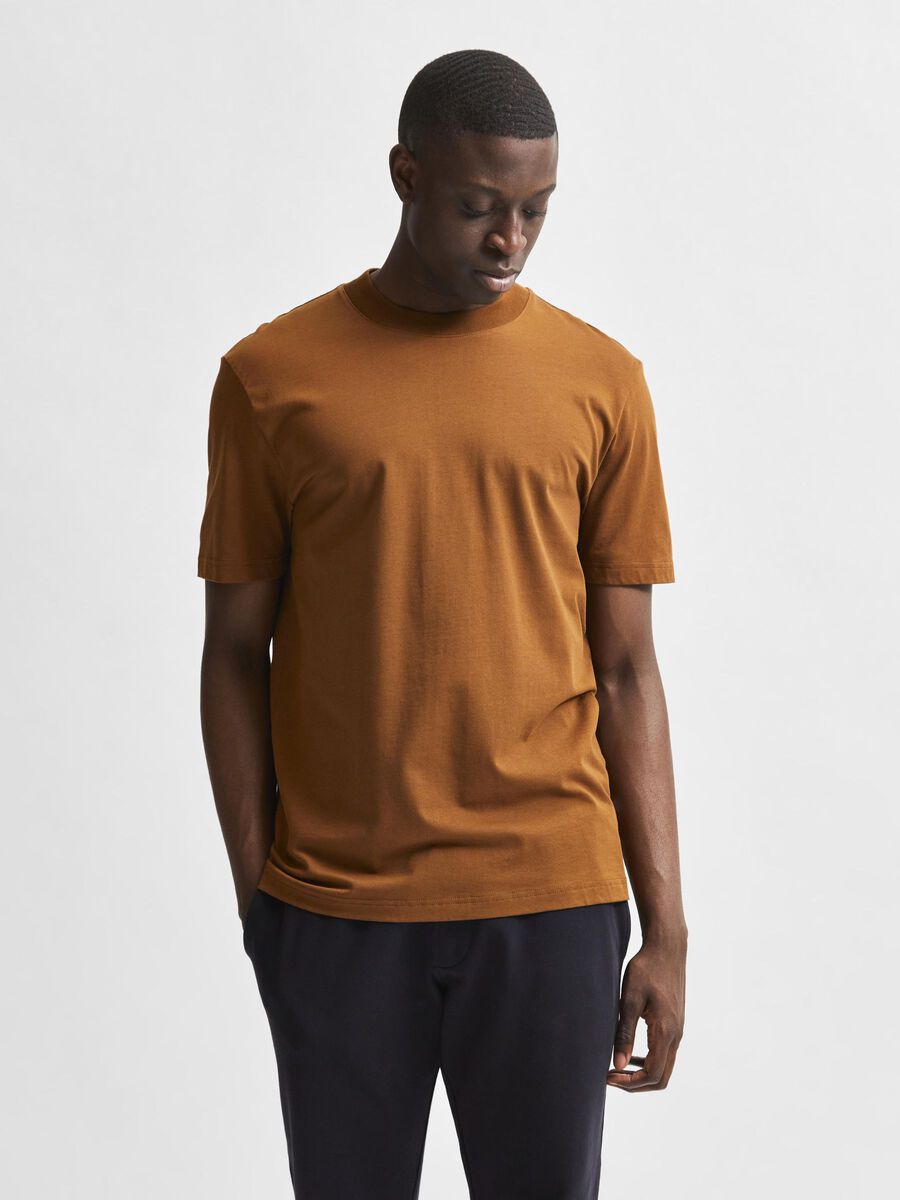 Selected RELAXED FIT KURZARM T-SHIRT, Monks Robe, highres - 16077385_MonksRobe_003.jpg