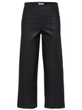 Selected CROPPED FIT LEREN BROEK, Black, highres - 16062658_Black_001.jpg