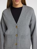 Selected VISCOSEMIX GEBREID VEST, Medium Grey Melange, highres - 16096170_MediumGreyMelange_006.jpg