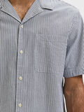 Selected CUBAN COLLAR SEERSUCKER SHIRT, Sky Captain, highres - 16084881_SkyCaptain_936521_006.jpg