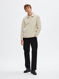 Selected HALF-ZIP SWEATSHIRT, Oatmeal, highres - 16092719_Oatmeal_005.jpg