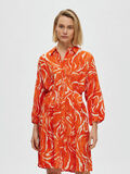 Selected PRINTED SHIRT DRESS, Orangeade, highres - 16089034_Orangeade_1012884_003.jpg