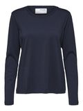 Selected BIO-BAUMWOLL- LONGSLEEVE, Dark Sapphire, highres - 16065929_DarkSapphire_001.jpg