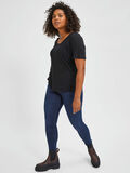 Selected CURVE MID WAIST SKINNY FIT JEANS, Dark Blue Denim, highres - 16077800_DarkBlueDenim_008.jpg