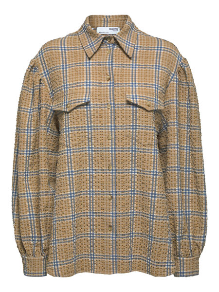 Selected CHECKED SHIRT, Nomad, highres - 16083605_Nomad_915177_001.jpg