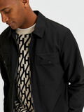 Selected ZIP-THROUGH STRETCH JACKET, Black, highres - 16079379_Black_006.jpg