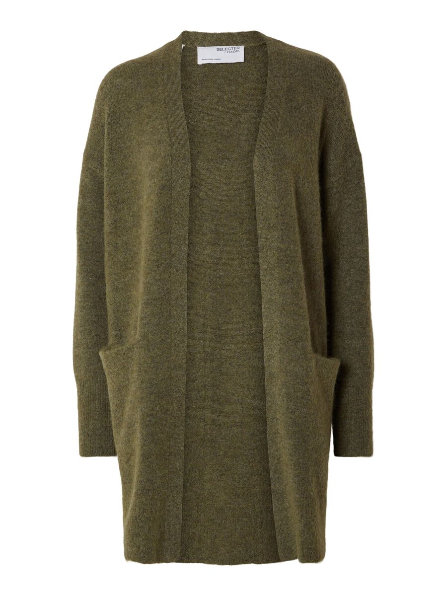 Long Knitted Cardigan - Selected - Modalova