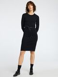 Selected VISCOSE BLEND KNITTED DRESS, Black, highres - 16096198_Black_008.jpg