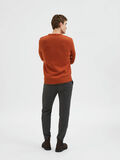 Selected CREW NECK PULLOVER, Bombay Brown, highres - 16086702_BombayBrown_004.jpg