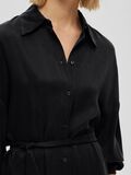 Selected LONG-SLEEVED CURVE SHIRT DRESS, Black, highres - 16090527_Black_006.jpg