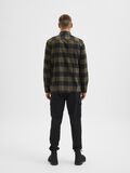 Selected CHECKED LONG SLEEVED SHIRT, Forest Night, highres - 16080836_ForestNight_876193_004.jpg