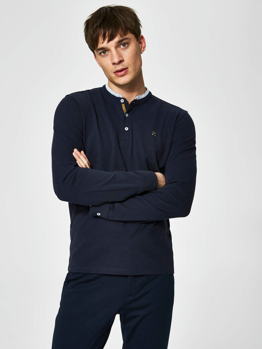 Selected LANGE MOUW - POLO, Navy Blazer, highres - 16063621_NavyBlazer_003.jpg