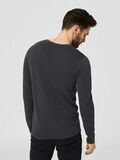 Selected CREW NECK - JUMPER, Asphalt, highres - 16056719_Asphalt_004.jpg