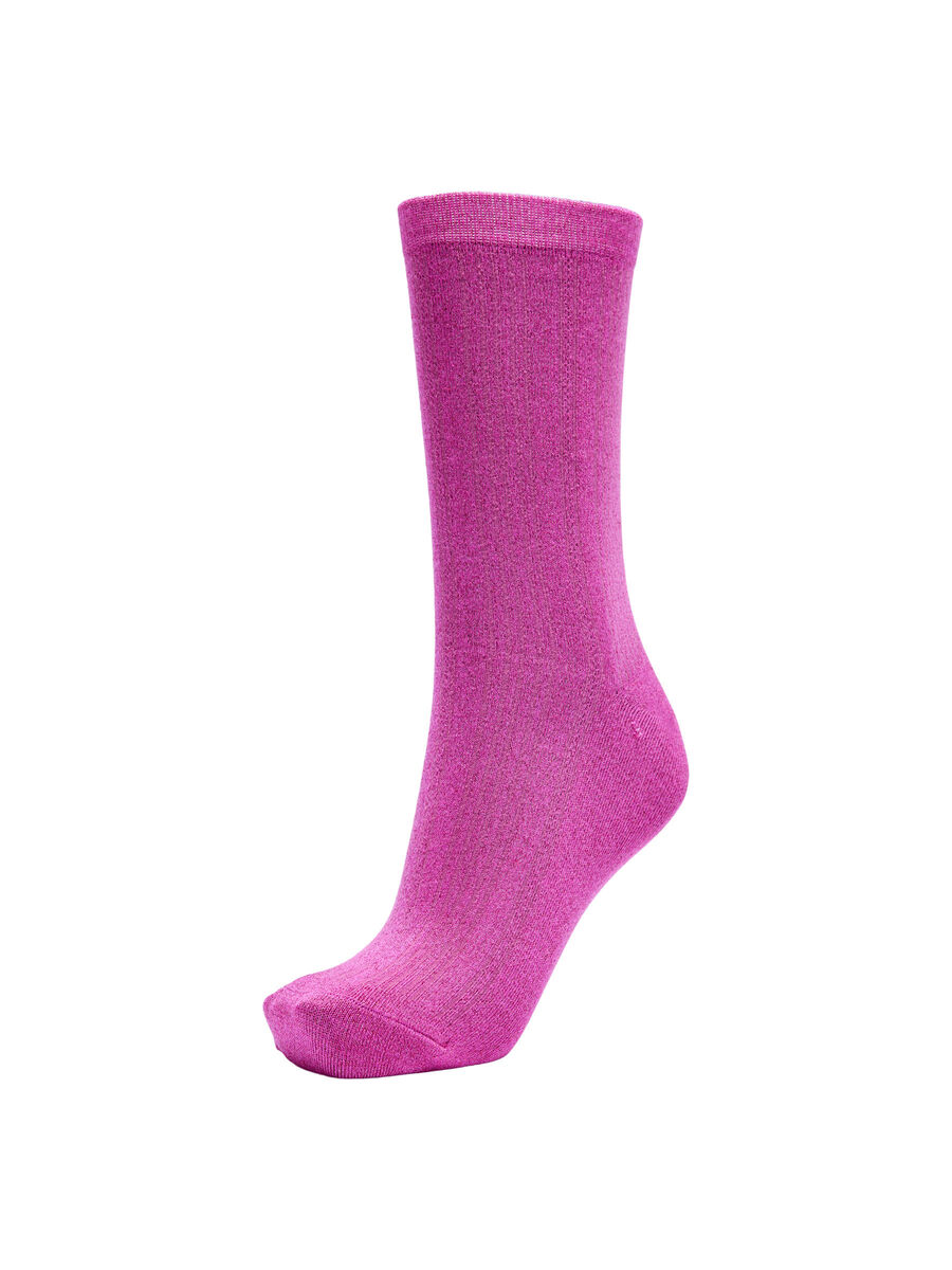 Selected GLITTER RIB - SOCKS, Pink Peacock, highres - 16073184_PinkPeacock_001.jpg