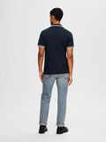 Selected ZIPPED POLO SHIRT, Sky Captain, highres - 16092572_SkyCaptain_004.jpg