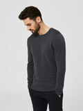 Selected CREW NECK - JUMPER, Asphalt, highres - 16056719_Asphalt_003.jpg